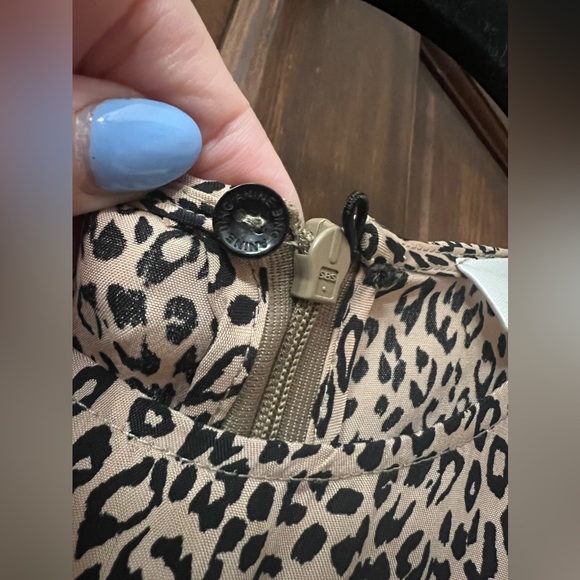 Anine Bing Kingston Long Sleeve Leopard Print Dress - Picture 10 of 10